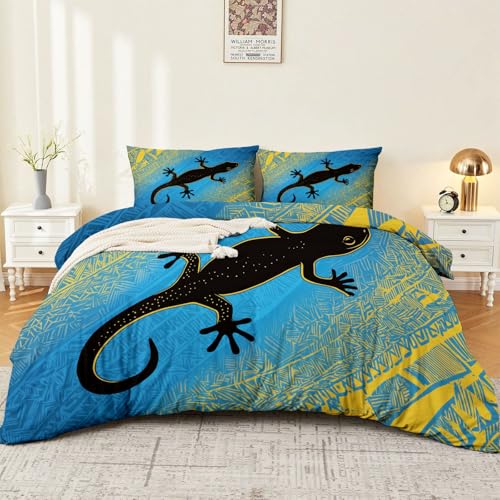 Adecuado para Fundas edredones Plumas 200 x 200 cm, Microfibra Cepillada de Edredon 3 Piezas con 1...