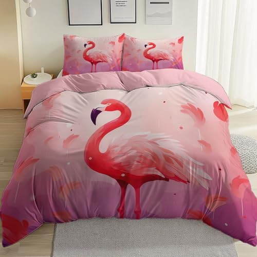 Gen&eacute;rico Funda N&oacute;rdica 220 x 220 cm + 2 Fundas de Almohada - Dibujos Animados Lindo Animal...