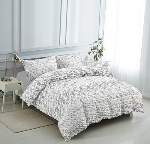 Etrexonline Juego de Funda N&oacute;rdica 4 Piezas Cama 150 Microfibra Extra Suave Transpirable - 1 Funda...