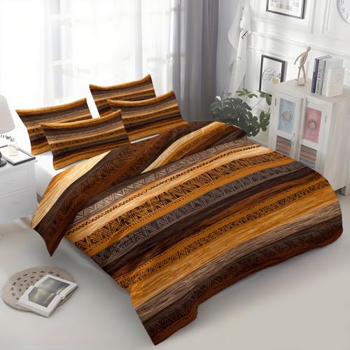 Juego de Funda N&oacute;rdica &Aacute;frica Tradicional Retro Tribal - Juego De Ropa de Cama 80/90 Ni&ntilde;os Ni&ntilde;a...