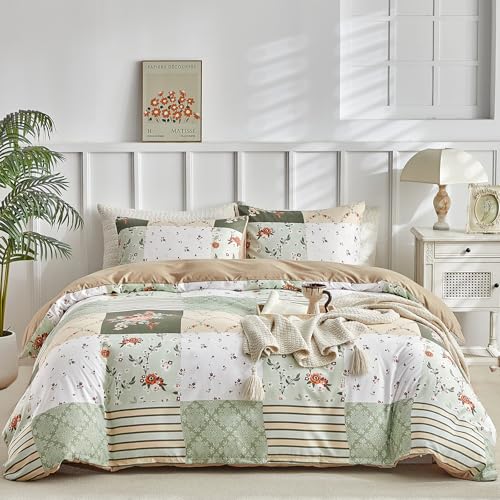 Tokokimo Funda N&oacute;rdica Cama 135/150, Patchwork Pattaya Patr&oacute;n Funda Nordica, Microfibra Funda...