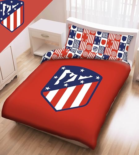 ASDITEX Funda n&oacute;rdica de Atl&eacute;tico de Madrid (Cama 150)