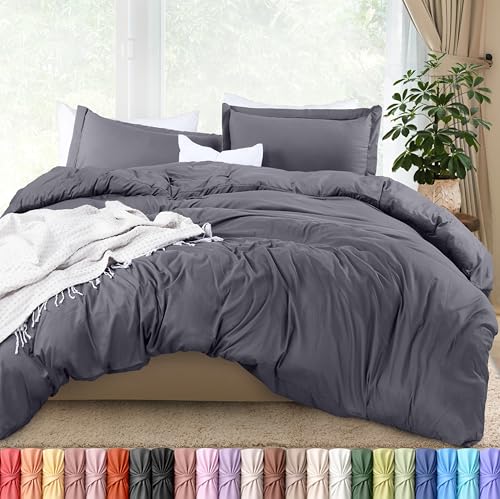 Utopia Bedding Juego de Funda de edred&oacute;n tama&ntilde;o matrimonial, 1 Funda de edred&oacute;n con 2 Fundas de...