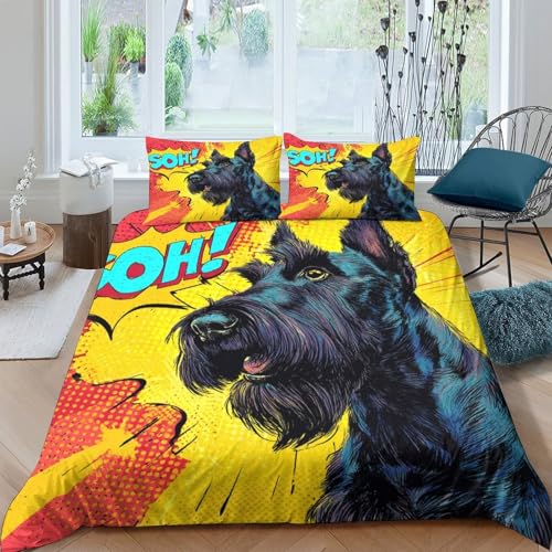 Estampado 3D Dibujos Animados de Scooby Doo Funda para edred&oacute;n Ropa de Cama Duradero Cubierta de...