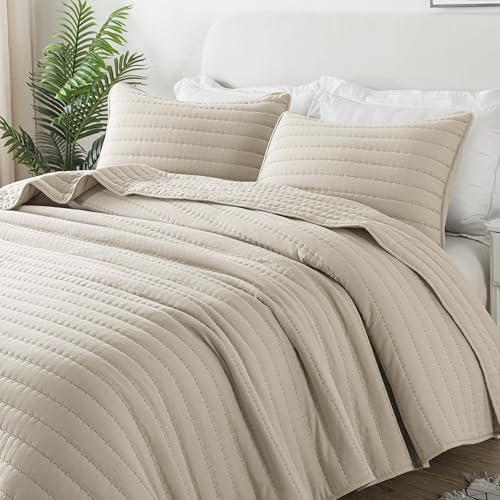 R. SHARE Colcha Cama Verano Primavera, Trigo 300x270cm Colcha Bouti Cama 180/200, Acolchada para...