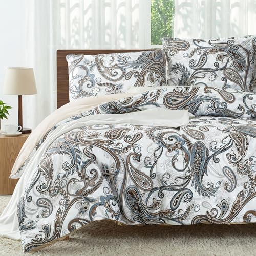 Whale Flotilla Funda N&oacute;rdica Cama 80/90 Microfibra, Juego de Funda de Edred&oacute;n 135x200 cm y 1 Funda...