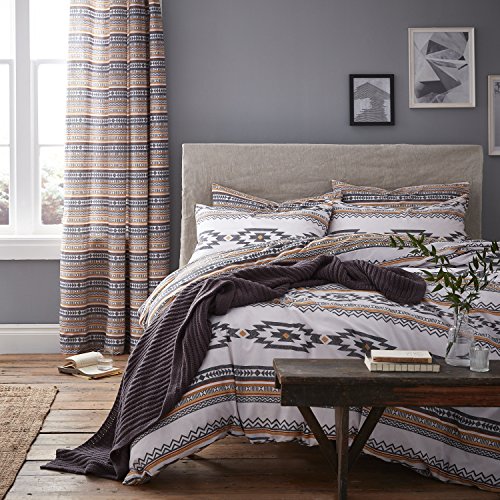 Catherine Lansfield Aztec Juego de Funda N&oacute;rdica, Algod&oacute;n, Multicolor, 220x160x1 cm